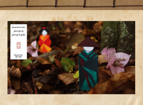 Proyecto editorial experimental y fotográfico personal "Historia de un Haiku".